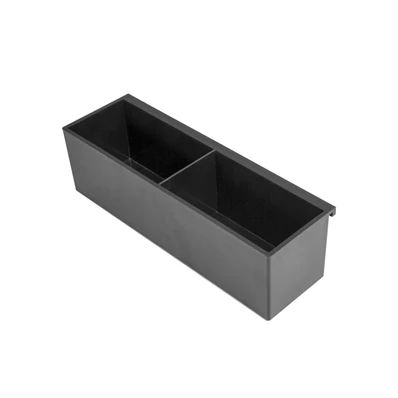 Konyhai fémrács PRATIKA 2 részes tároló 260x75x82mm Fekete-01