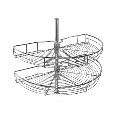 Konyhai fémrács StrongWire forgókosár 1/2 rúddal 800-900 sarokszekrényhez