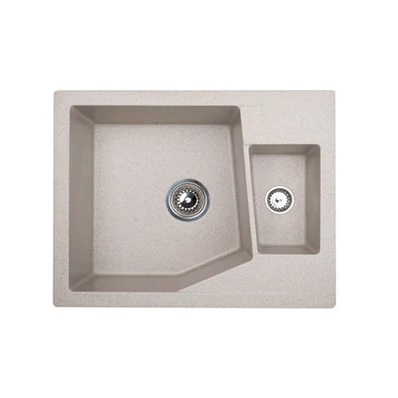 Linea M 1.5 D XGranit Bézs mosogató 620x500/ 190/130mm 192042-01