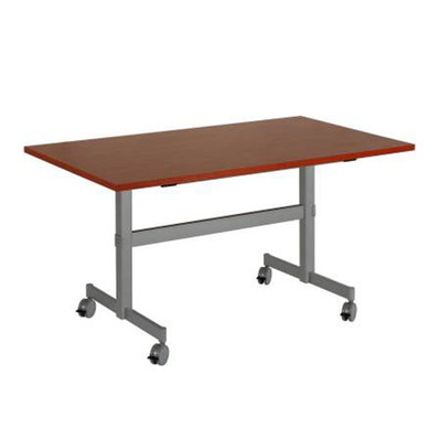 MILA design asztal lábazat összecsukható mobil Ezüst színben-01