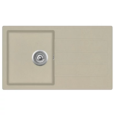 EVIDO Easy 45S gránit mosogató, 760 x 440 mm, bézs