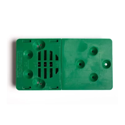 Pánttalp jelölő sablon, univerzális, Zöld