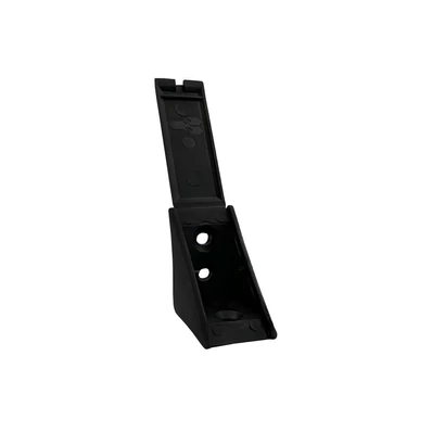 Polcrögzítő műangyag 30x30mm Fekete-01