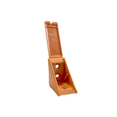 Polcrögzítő műangyag 30x30mm Cseresznye-01