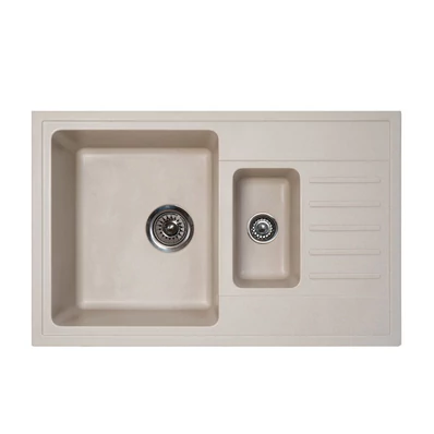 Quadro plus 1.5D XGranit Pezsgő mosogató 780x500/195/130mm 175431-01