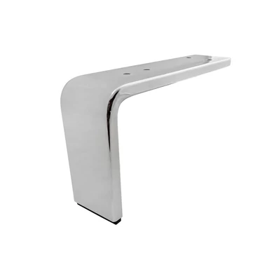 Szekrényláb 130x235x11mm Króm-01