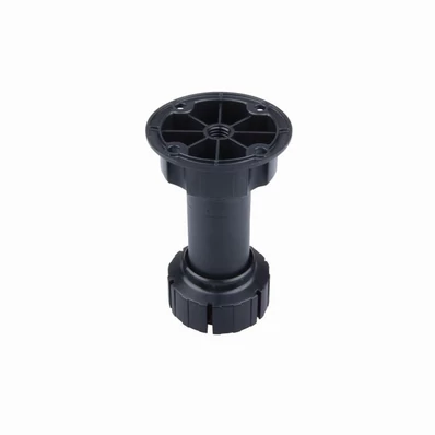 Szekrényláb Scilm 280R270-100mm Fekete műanyag