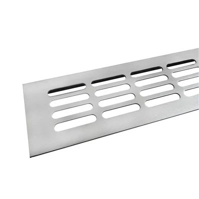 Szellőzőrács 80x500mm Alumínium