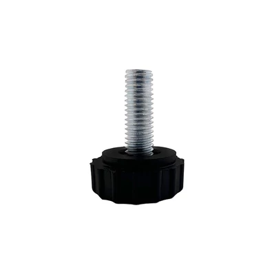 Szintezőcsavar talp:25x10mm,  szár: M8x22mm