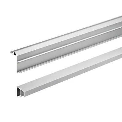 Tolóajtó sín HETTICH TopLine L vezető profil 2300mm Alsó-Felső