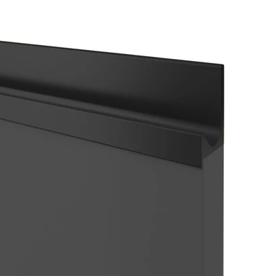 Fogantyú profil UKW-5 Fekete 3,5fm 18x37mm C-35