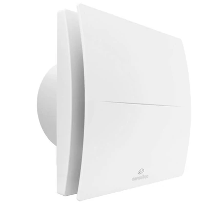 Aerauliqa QD-100HT BB ventilátor utószellőztető és páraérzékelő funkcióval, beépített pillangószeleppel