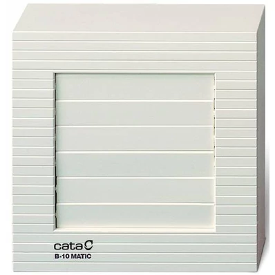 Cata B-10 Matic Timer ventilátor automata előlapzárással, utószellőztető funkcióval