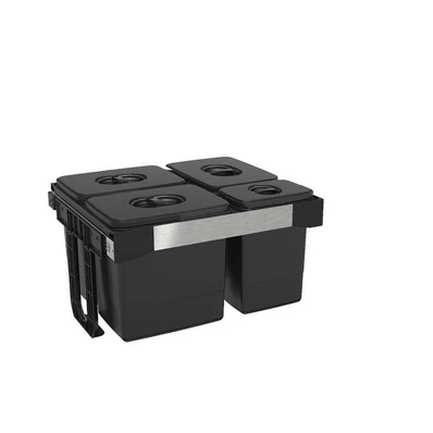EKOTECH - Beépíthető hulladékgyűjtő FREE JAZZ 60 - 3x15 liter+1x7 liter