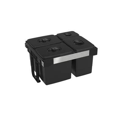 EKOTECH - Beépíthető hulladékgyűjtő FREE JAZZ 60 - 3x26 liter+1x7 liter