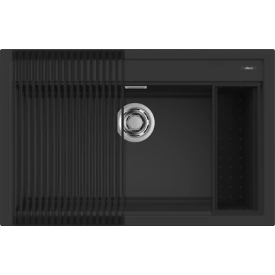 ELLECI - Mosogatótálca Best 130 Workstation Szett G40 Nero - Kifutó termék!