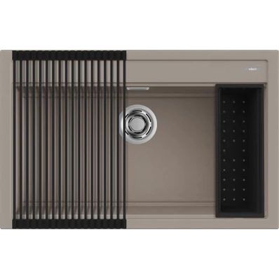 ELLECI - Mosogatótálca Best 130 Workstation Szett G43 tortora