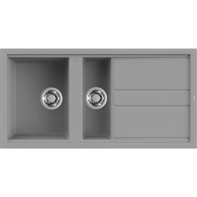 ELLECI - Mosogatótálca Best 475 K97 Light Grey - Kifutó termék!
