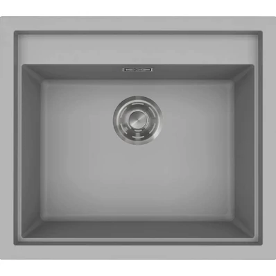 ELLECI- Mosogatótálca Sintesi 105 Keratek K99 Dark Grey inox tartozékokkal 