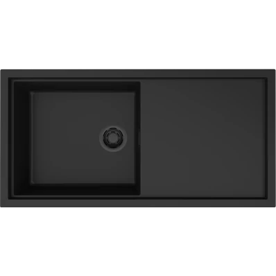ELLECI - Mosogatótálca Sintesi 480 K86 Black fekete tartozékokkal