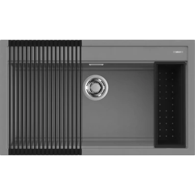ELLECI - Mosogatótálca Best 360 Workstation Szett M73 Titanium
