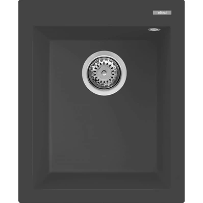 ELLECI - Mosogatótálca Quadra 100 M70 Nero Metal - Kifutó termék!