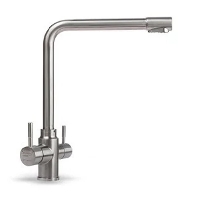 3 WAY víztisztítós csapelep, inox