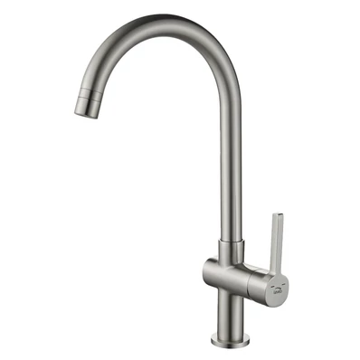 LAVEO ALITA szálcsiszolt inox csaptelep