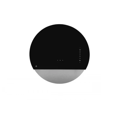Ciarko Design ECLIPSE szürke / fekete fali páraelszívó