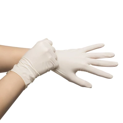 Latex kesztyű - L - 10 db / csomag