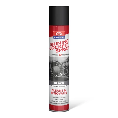 Dr. Marcus TITANIUM - műszerfalápoló / tisztító spray - fekete - 750 ml