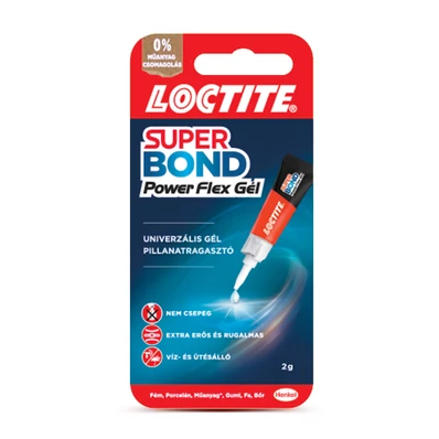 Pillanatragasztó - Loctite Super Bond gél - 2 g
