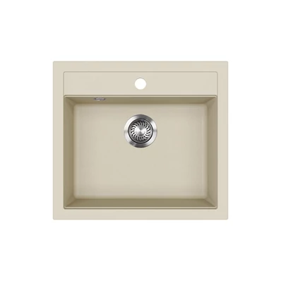EVIDO QUADRO 6 gránit mosogató, 562 x 510 mm, bézs