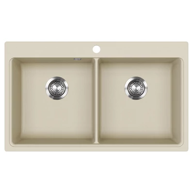 EVIDO QUADRO 9 gránit mosogató, 860 x 510 mm, bézs