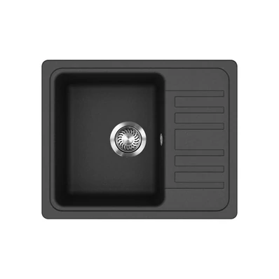 EVIDO Home 45S compact gránit mosogató, antracit  575 x 460 mm,