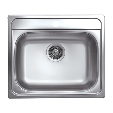 EVIDO AQUA natúr rozsdamentes acél mosogató, 570 x 490 mm