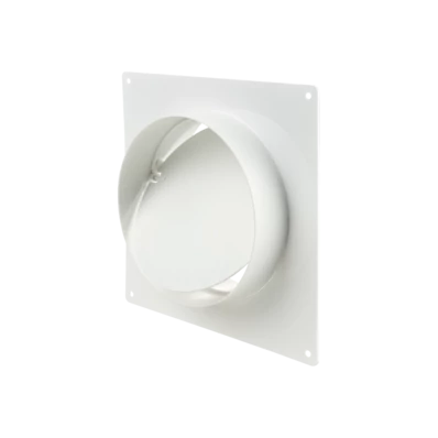 Kör légcsatorna csőkapcsoló beépítőkerettel visszacsapó szeleppel, 150 mm