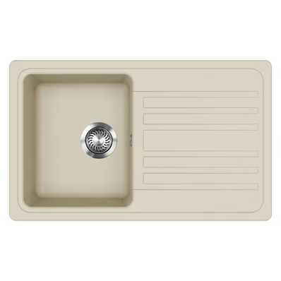 EVIDO HOME 45 S gránit mosogató, 765 x 460 mm, bézs