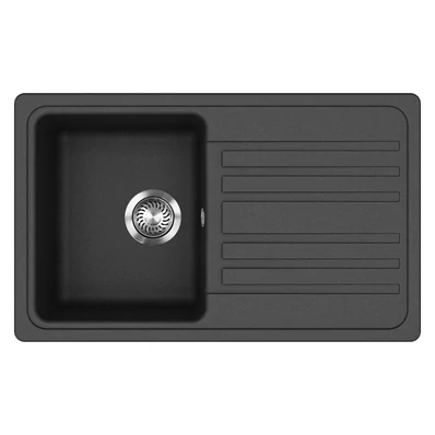 EVIDO HOME 45 S gránit mosogató, 765 x 460 mm, antracit