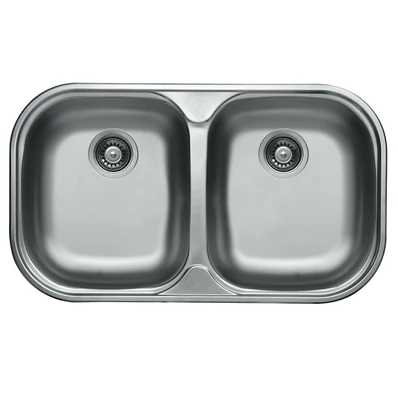 LIVINOX BIANCA 193 karcálló szövetmintás rozsdamentes acél mosogató, 830 x 480 mm