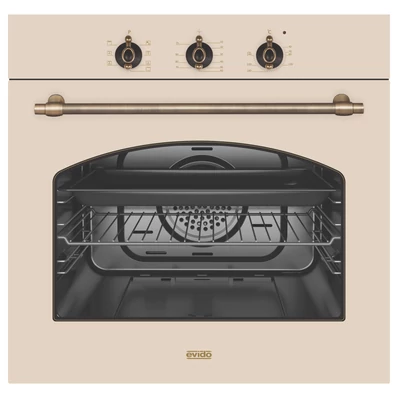 EVIDO RUSTIC-O 60C légkeveréses sütő, grill ,analóg,bézs/bronz
