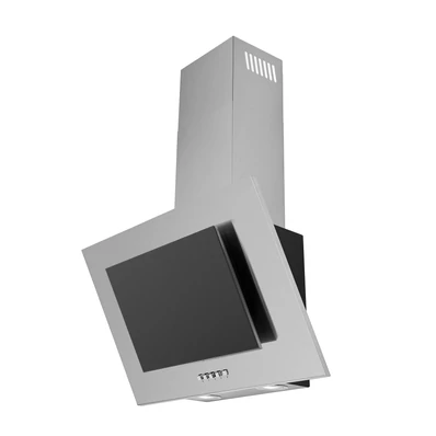 EVIDO REFLEX 60XB vertikális páraelszívó,60cm, inox/fekete üveg