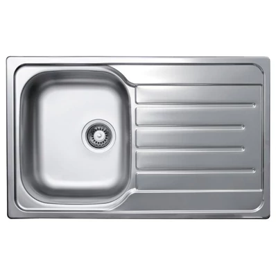 LIVINOX EC-338K natúr rozsdamentes acél mosogató, 800 x 500 mm