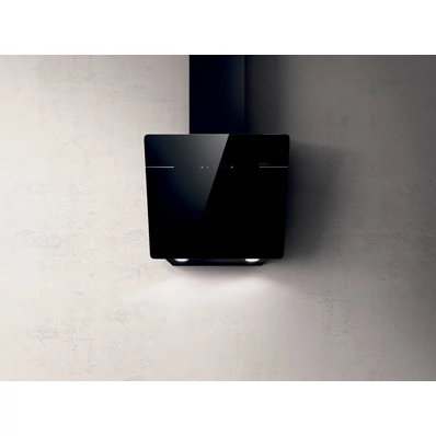 ELICA L`ESSENZA BL/A/60 fali páraelszívó, design, 60 cm, fekete üveg