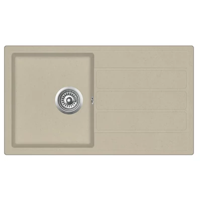 EVIDO Easy 45S gránit mosogató, 760 x 440 mm, bézs