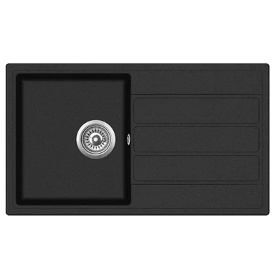 EVIDO EASY 45 S gránit mosogató, 760 x 440 mm, antracit