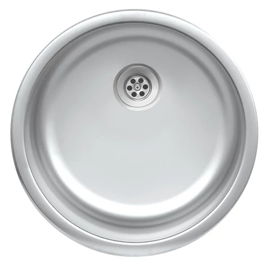 EVIDO RONDO natúr rozsdamentes acél mosogató, 446 mm