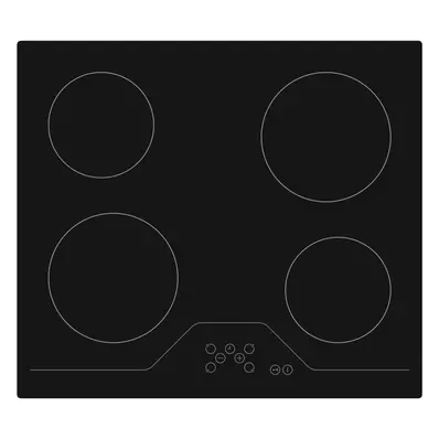 EVIDO VETRO 60CB üvegkerámia főzőlap, 60 cm, fekete