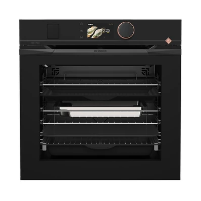 De Dietrich kombinált pirolitikus gőzsütő, 73 l, 19 funkció, 135 auto recept, TFT, heritage