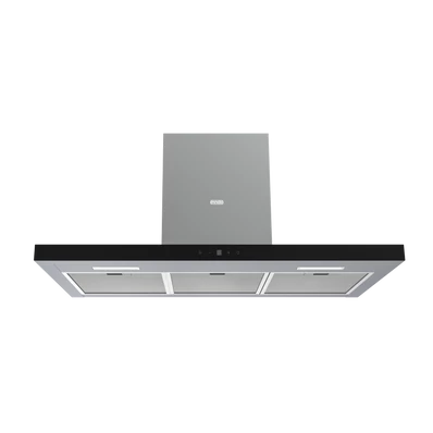 EVIDO LINE 90B T-shape fali páraelszívó, 90 cm, inox/fekete üveg, érintőszenzor